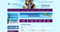 Desktop Screenshot of levnelasty.cz